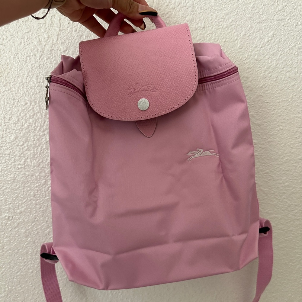 Pink Longchamp club backpack - Authenic like new condition